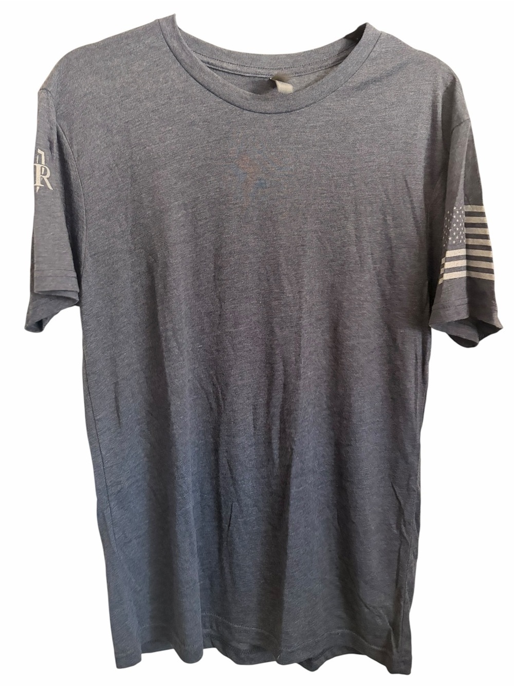 Men's Short Sleeve Crew Tee in Bluish gray